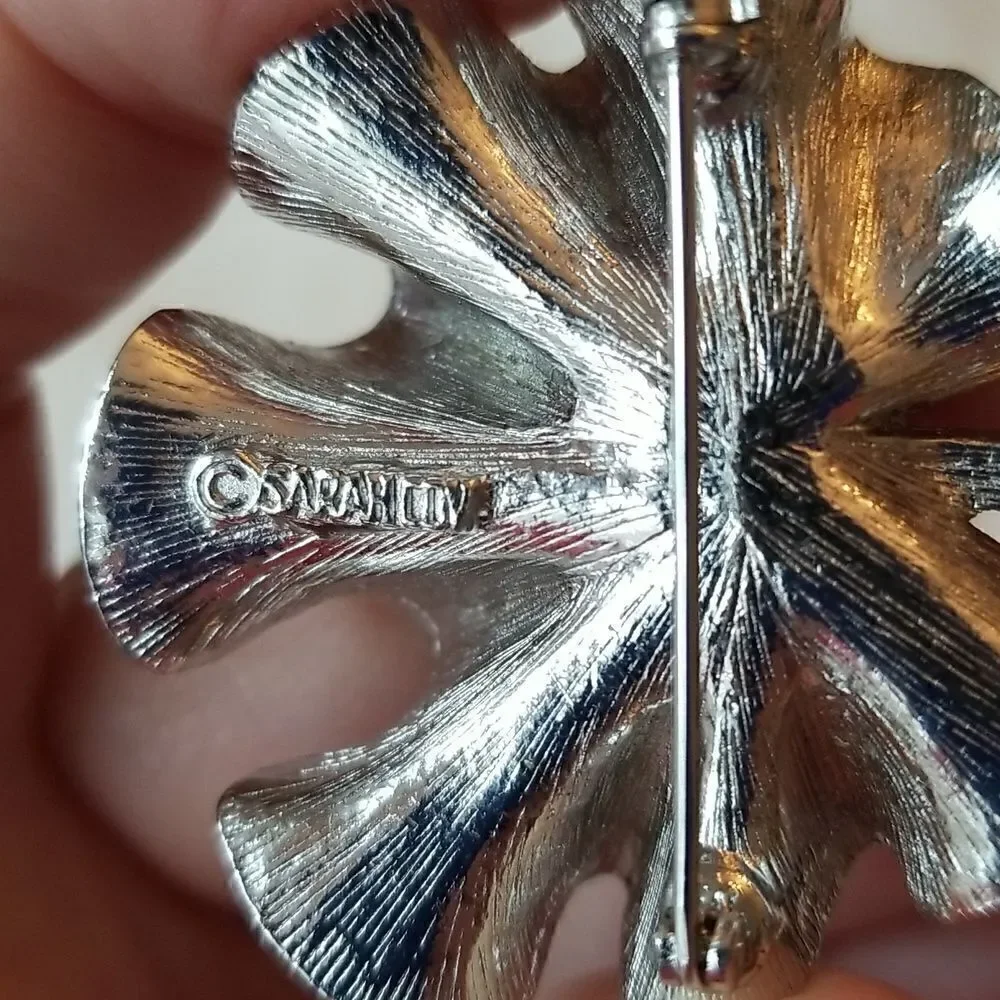 Sarah Coventry silver tone